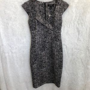 Black & White Sheath Dress, Size 2, New w/Tag